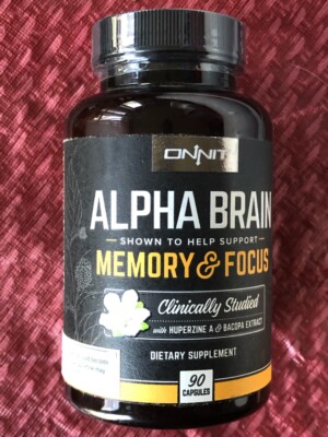 ONNIT Alpha Brain - 90 Capsules -  New