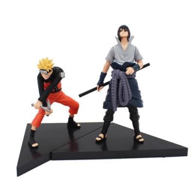 S.H.Figuarts Uzumaki Naruto and Uchiha Sasuke Combo Tamashii Web Figure Toy Gift