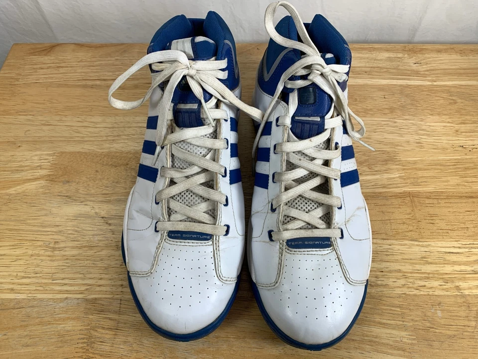 Mark Madsen Autographed Adidas Team Signature NBA Basketball Shoe Timberwolves - Image 4 of 4