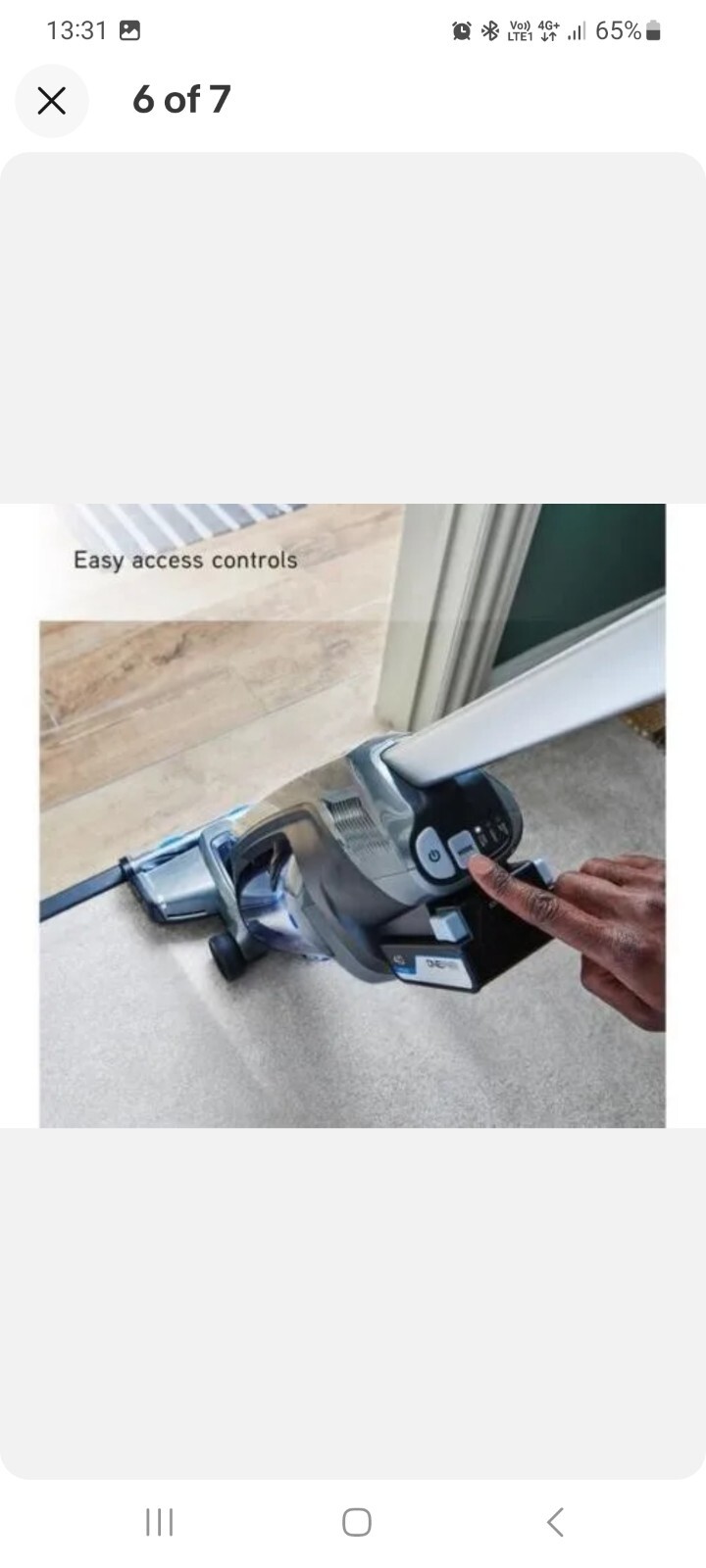 NO BATTERY JUST VACUUM ONEPWR Evolve Cordless Upright Vacuum Cleaner