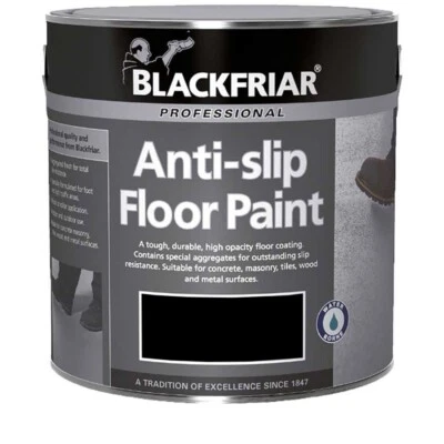 BLACKFRAIRS Blackfriar Anti Slip Floor Paint Resistant Interior Exterior Surfaces