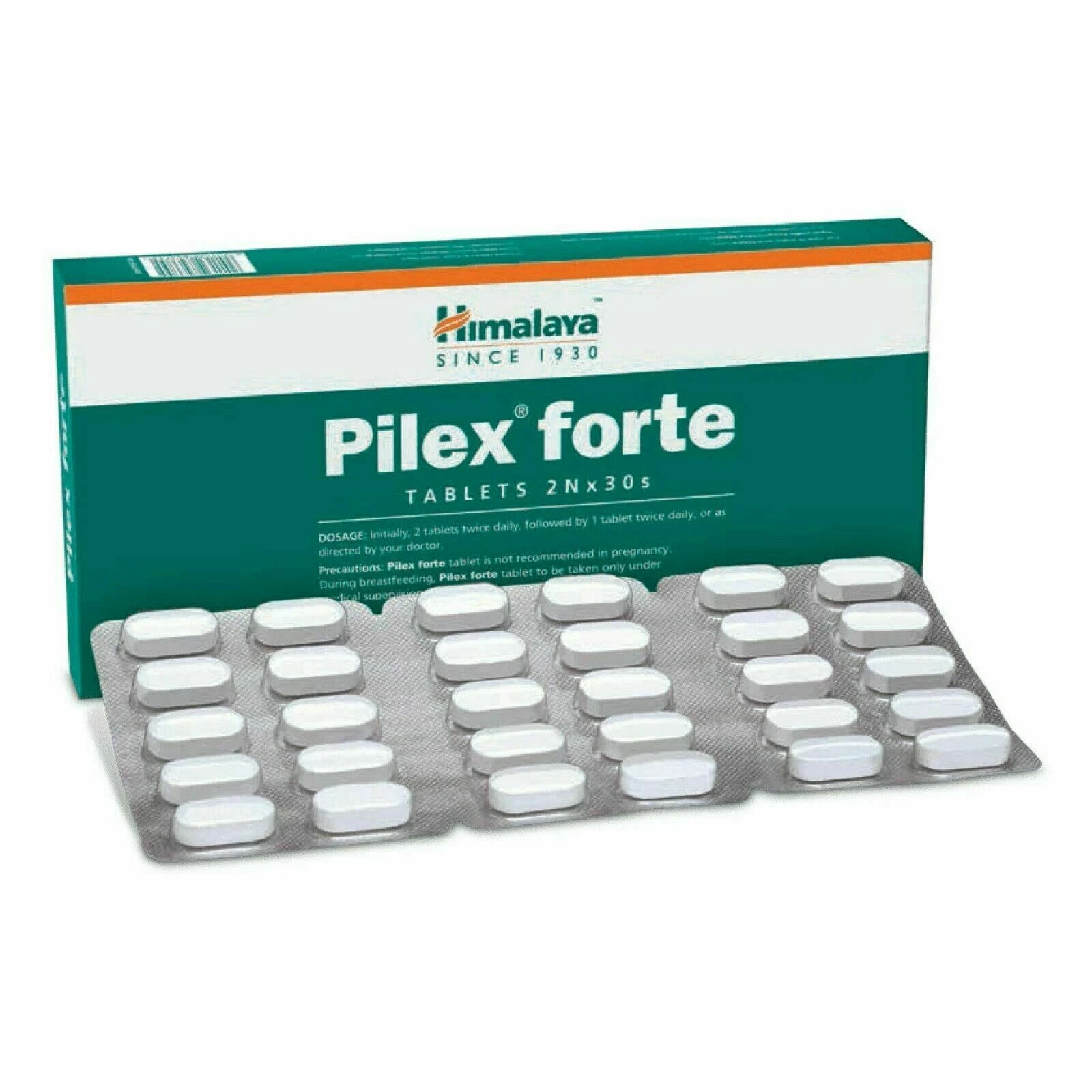 Himalaya 2X30s (60 Tabs) Himalaya Herbal PILEX FORTE Tablets FREE SHIP