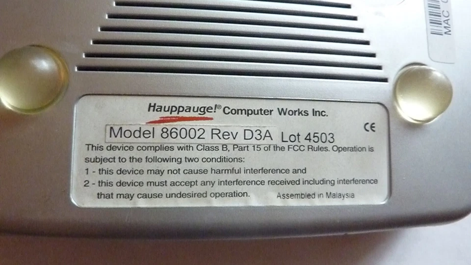 Hauppauge Media MVP inc remote / power lead👀👀👀👀 - Image 4 of 4