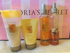 Victoria  s Secret Garden ORIGINAL FORMULA AMBER ROMANCE Lotion Scrub Splash RARE