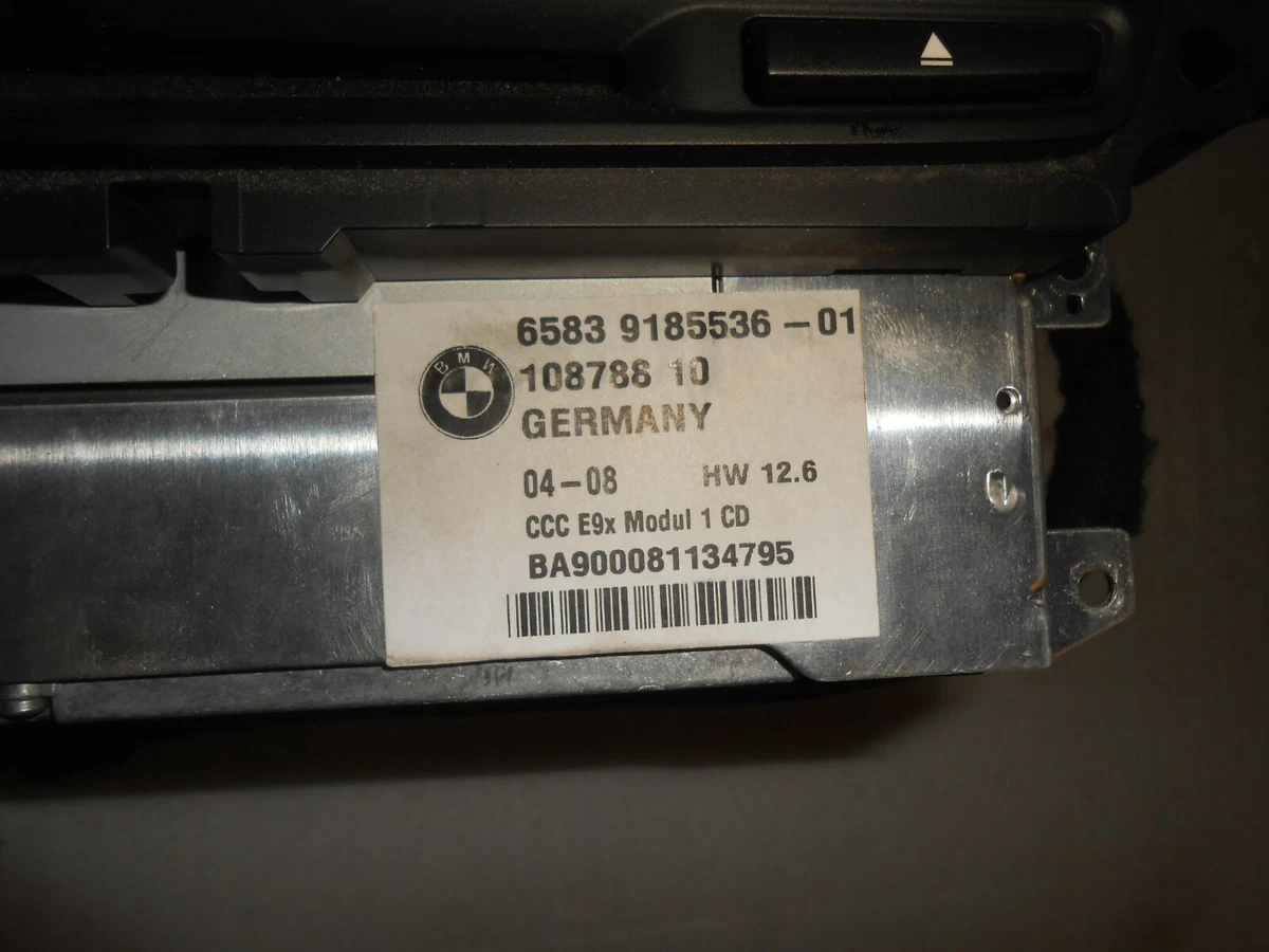 CD-Radio Bedieneinheit Radio BMW E90 E91 3er Bj.2008 65839185536