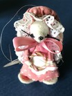 Two Handmade stuffed Mouse animal Ornaments/ Figurines — photo 8