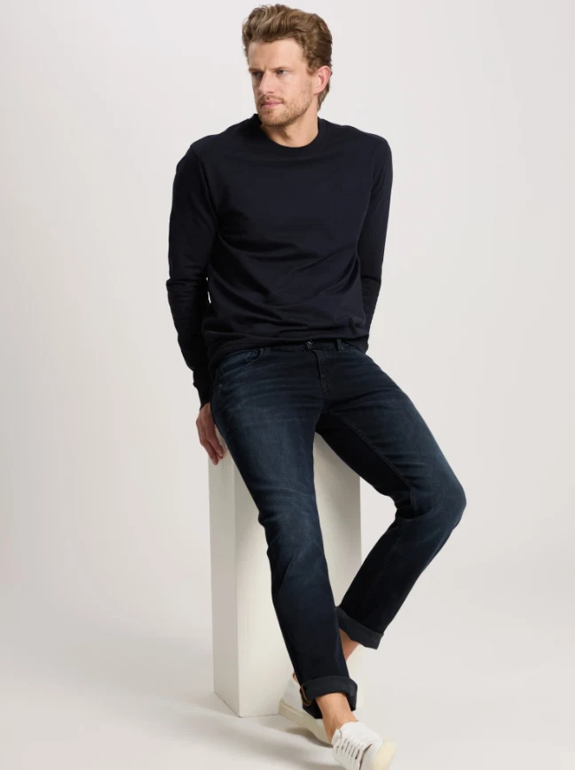 Cross Herren Jeans Damien Slim Fit E198-099 blueblack - Bild 3 von 4