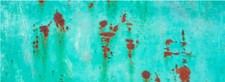 Patina Rust Bike Motorcycle Scooter Vinyl Graphic Car Wrap Decal Blue Teal Metal