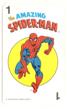 The Amazing Spider-man 1978 Milton Bradley Marvel Comics Super Heroes Card Game The Amazing Spider-man 1978 Milton Bradley Marvel Comics Super Heroes Card Game