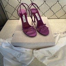 Jimmy choo 1998 Leo Purple 100 Sandals