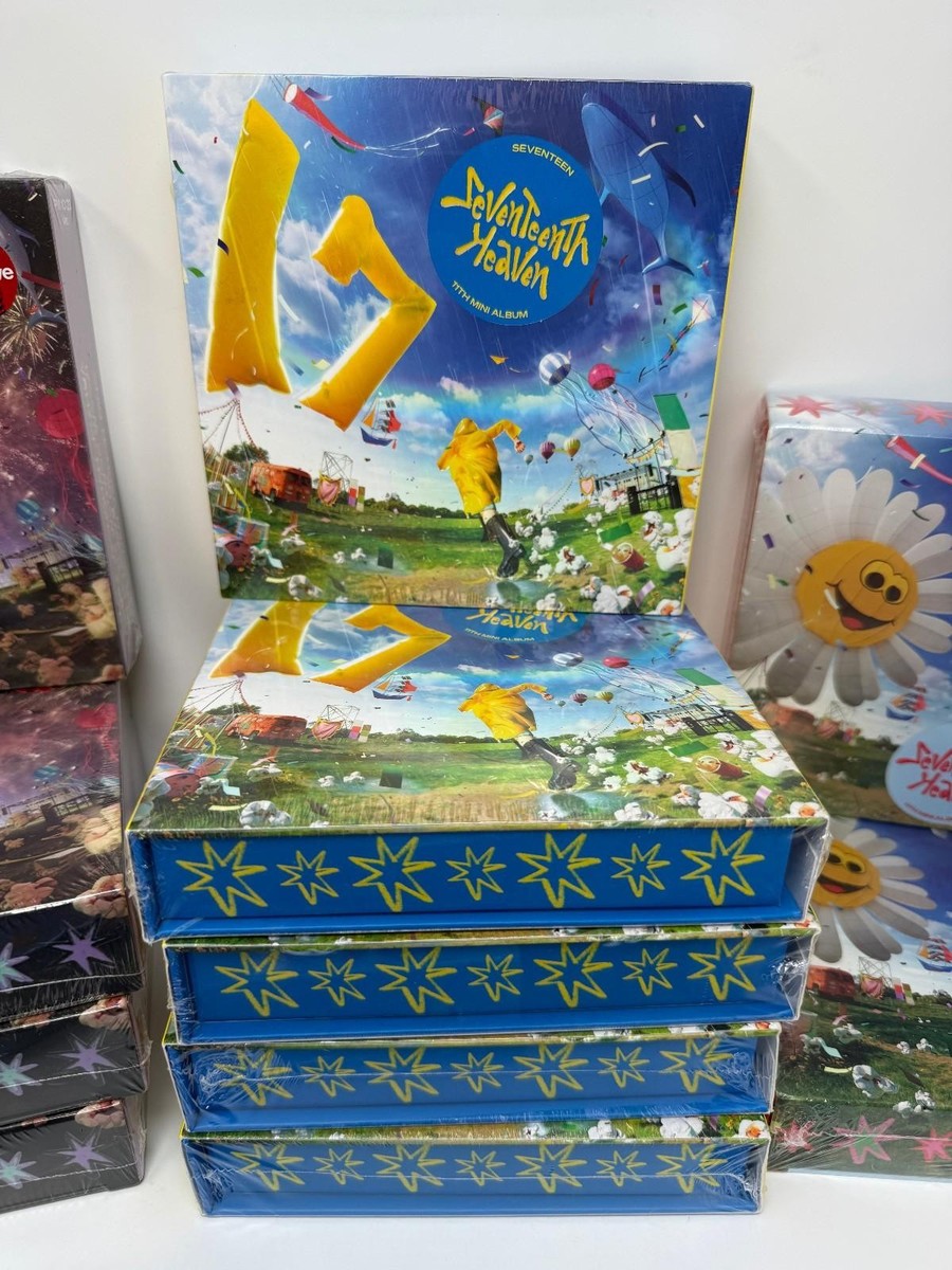 Lot of 15 SEVENTEEN SEVENTEENTH HEAVEN 11th Mini Album CD Set ALL