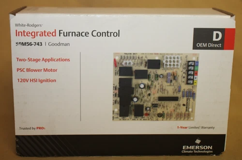 WHITE RODGERS Goodman Integrated Furnace Control 50M56-743 - NEW