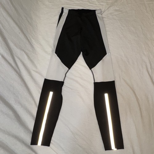 Sanft gebrauchte Herren H&M schwarz-weiße Trainingsstrumpfhose Größe Small - Bild 7 von 12