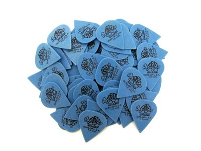 Dunlop Guitar Picks 72 Pack Tortex Sharp 1.00mm 412R1.00 Blue