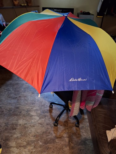 Eddie Bauer Clamp On Umbrella Vintage Used With Case