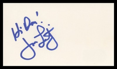Jon Lovitz Saturday Night Live Authentic Signed 3x5 Index Card BAS #BV03134