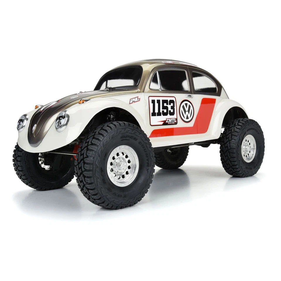 PROLINE Volkswagen VW Beetle Karosserie 1:10 unlackiert 12.3" Wheelbase Crawlers - Bild 4 von 4