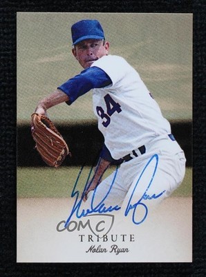 2019 Futera Unique Baseball Onyx Prospects & Legends 9/12 Nolan Ryan Auto 0dj8