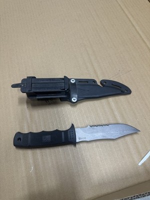 SOG Specialty Knives Seal Pup Knife M37 Seki Japan with Hard Belt Sheath