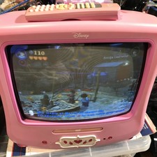 Disney Princess Pink 13" TV / DVD Player Combo w/ Remote 2007 P1310ATVD