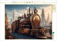 Calvendo Puzzle Dampflock Im Bahnhof | 2000 Teile Lege-GrößE 90X67Cm Foto-Puzzle