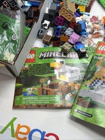 LEGO Minecraft Set Lot The Nether Portal (21143) 100% Complete 21123 21140 Extra