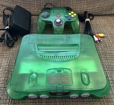 Nintendo 64 N64 system - Funtastic Jungle Green - OEM - Expansion