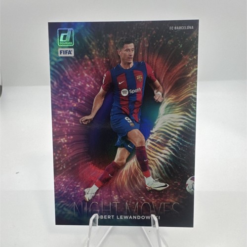 Panini 2023-24 Donruss Soccer Robert Lewandowski #9 Night Moves FC Barcelona
