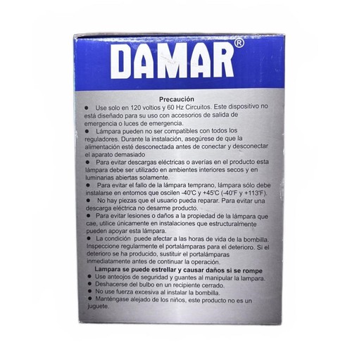 DAMAR LED17BR40FL 17W LED Light Bulb 1200 Lumens, 120V, E26 Medium Base - Picture 2 of 5