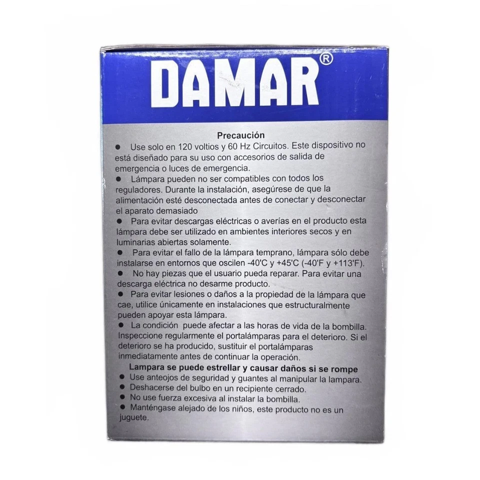 DAMAR LED17BR40FL 17W LED Light Bulb 1200 Lumens, 120V, E26 Medium Base - Image 2 of 4