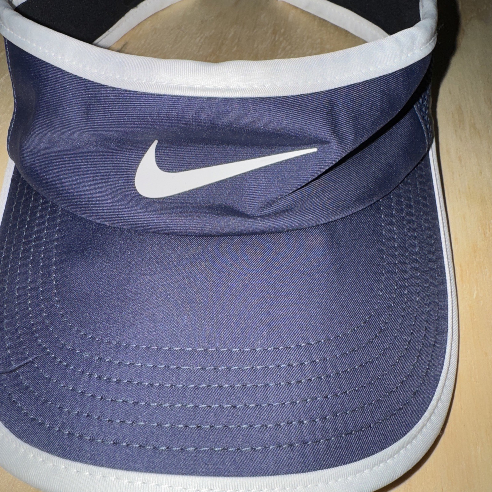 Nike Blue Adjustable Visor  Hat - image 4