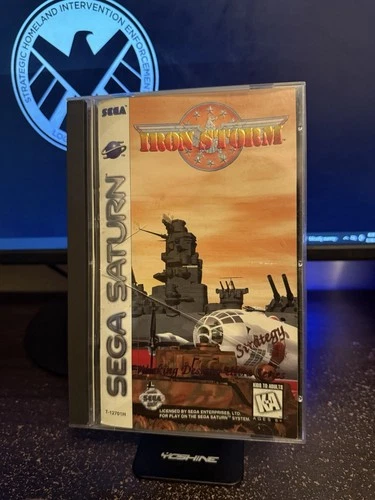 Iron Storm Sega Saturn 1996 US CIB Complete W/ Manual & Reg Card Free Shipping!