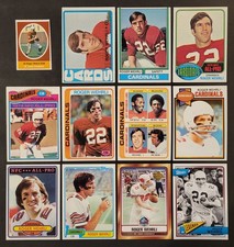 Lot of 12 Different ROGER WEHRLI Football Cards HOF 1972-2018 FB4297