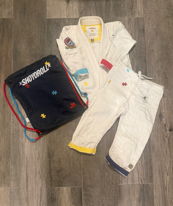 Hot Selling Shoyoroll Batch #88 Spectrum White (KIDS) Gi With Bag Batch #88