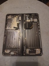 Samsung Galaxy Z Fold5 F956U Mid Frame Housing Battery Hinge Assembly Cream OEM