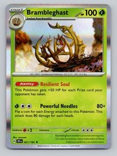 Brambleghast 021/162 Rare Temporal Forces Pokemon Holo Near Mint
