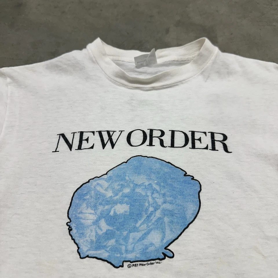 Camiseta De Colección 1987 New Order Substance Joy Division Band Talla M Puntada Única Rara Foto 2 de 4