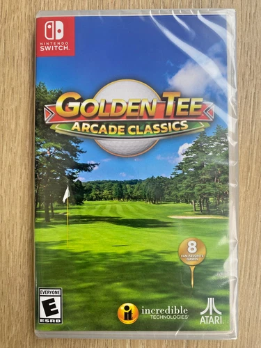 Golden Tee Arcade Classics Switch Nintendo US Version New Sealed Fast USA Ship
