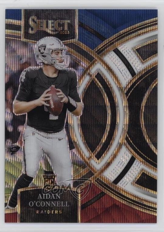2023 Panini Select Premier Level Tri-Color Prizm /225 Aidan O'Connell #163 1o92
