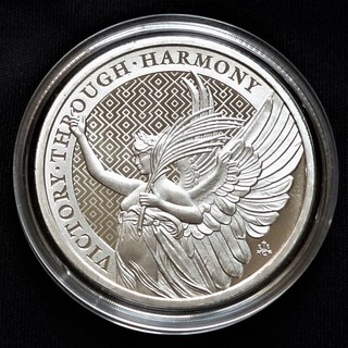 St. Helena 2021 Silber Münze The Queen´s Virtues Victory 1 OZ Unze Silver Coin