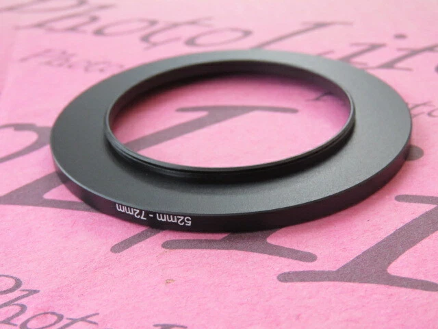 52mm to 72mm Stepping Step Up Filter Ring Adapter 52mm-72mm - Image 2 of 2