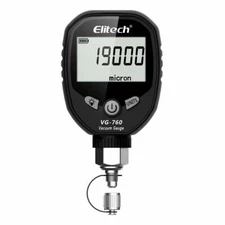 Elitech VG-760 Digital Vacuum Gauge Micron Gauge HVAC Refrigerant Pressure Gauge