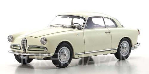 KYOSHO ORIGINAL 1/18scale Alfa Romeo Giulietta Sprint (White) KS08957W JDM
