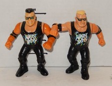 1991 Hasbro WWF Series 3 The Nasty Boys Brian Knobbs Jerry Sags Action Figure
