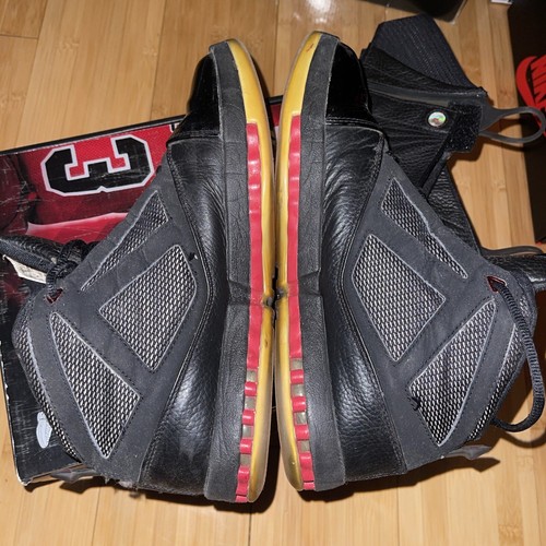 NIKE AIR JORDAN XVI 16 RETRO COUNTDOWN Black RED Size 8 Vintage - Picture 6 of 11