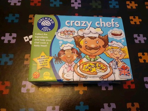🎲 Orchard Toys Crazy Chefs Spiel 3+ pädagogisches Lernen vollständig