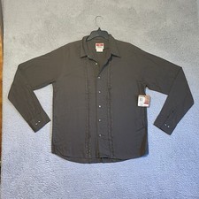 Wrangler Men's XL Long Sleeve Button Up Shirt Green Epic Soft Flex Comfort NWT