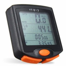 Bike Bicycle Wireless LCD Digital Cycle Computer Odometer Speedometer Waterproof