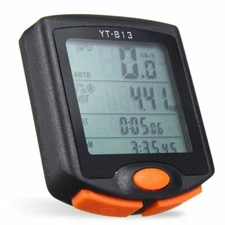 Bike Bicycle Wireless LCD Digital Cycle Computer Odometer Speedometer Waterproof