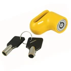HEAVY DUTY MOTORBIKE MOTORCYCLE BIKE SCOOTER DISC LOCK PADLOCK + KEYS SECURITY